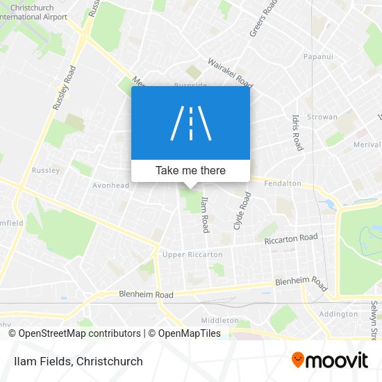 Ilam Fields map