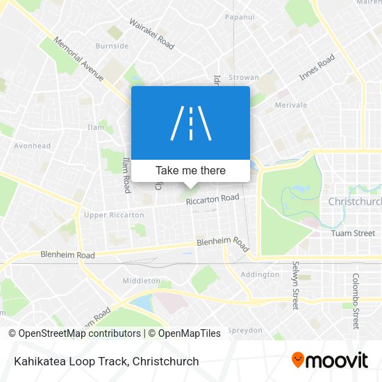 Kahikatea Loop Track map