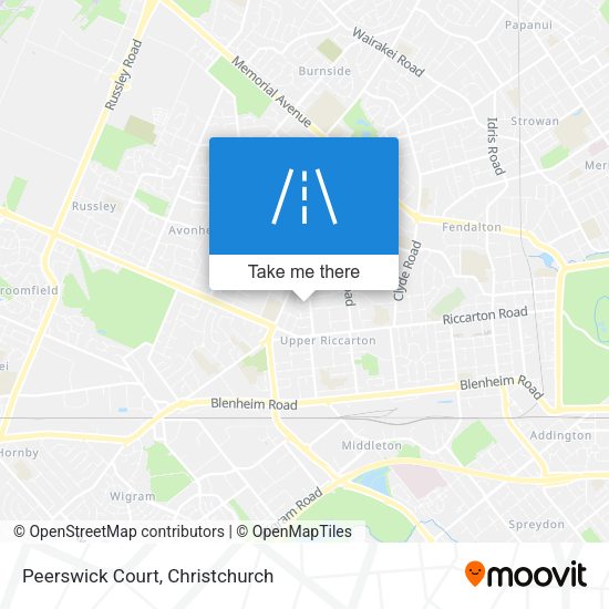 Peerswick Court map