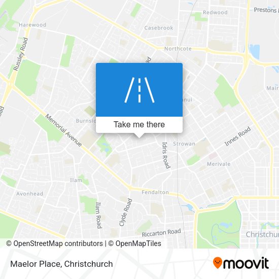 Maelor Place map