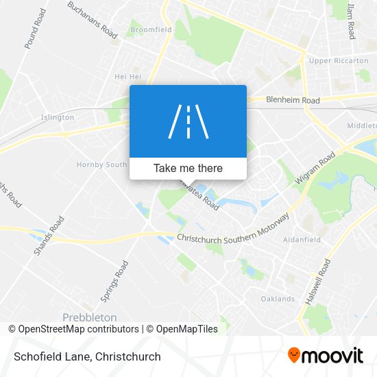 Schofield Lane map