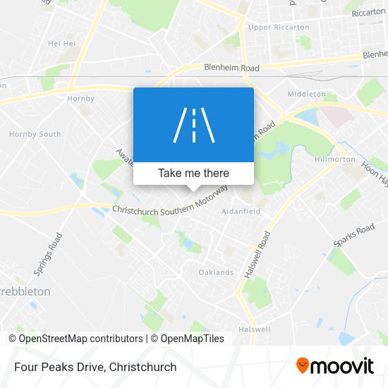 Four Peaks Drive map