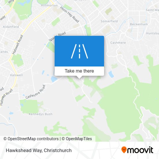 Hawkshead Way map