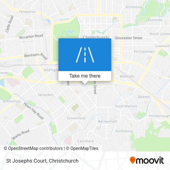 St Josephs Court map