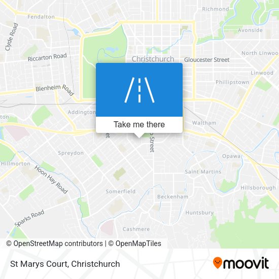 St Marys Court map