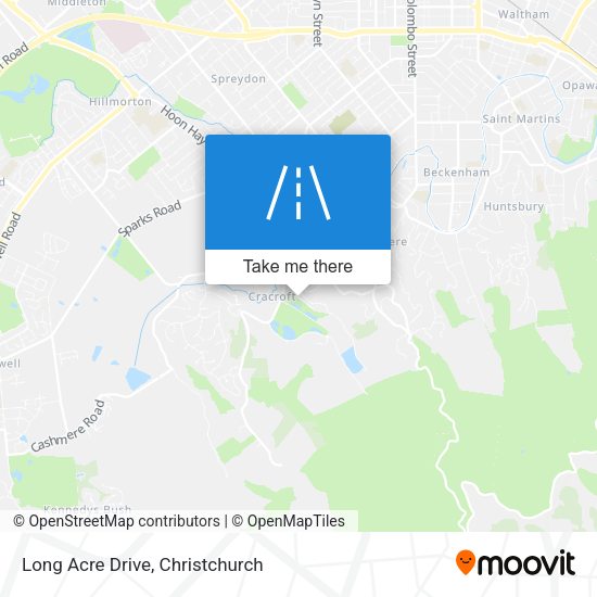 Long Acre Drive map