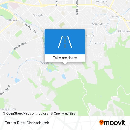 Tarata Rise map