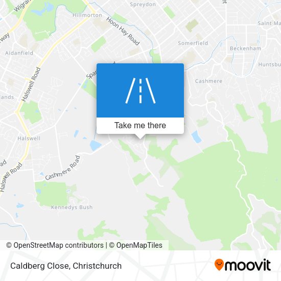 Caldberg Close map