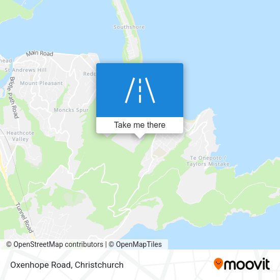 Oxenhope Road map