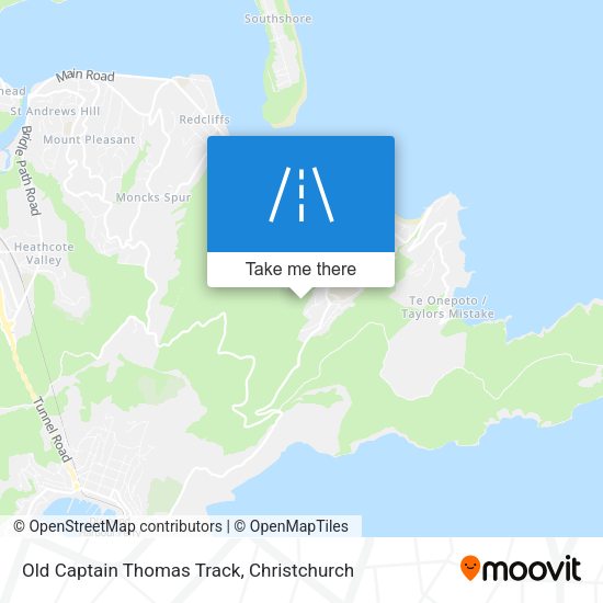 Old Captain Thomas Track map