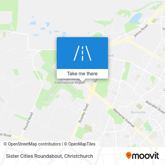 Sister Cities Roundabout map