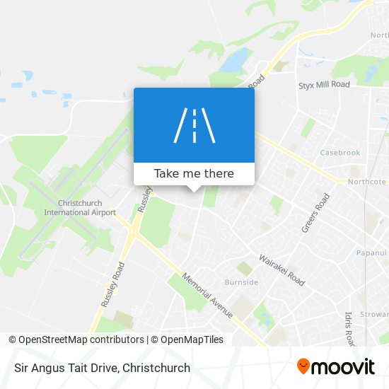 Sir Angus Tait Drive map