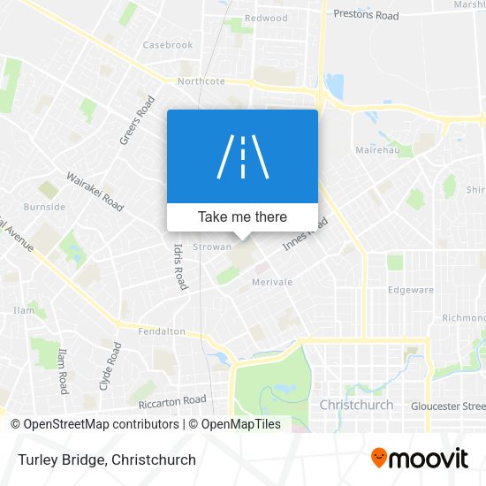 Turley Bridge map