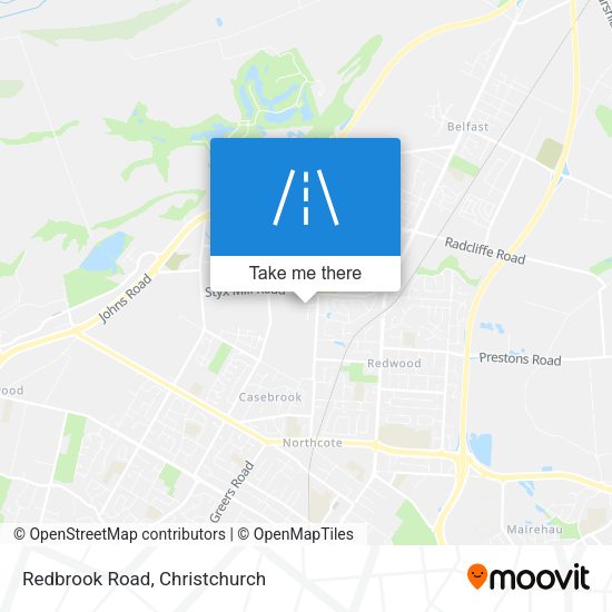 Redbrook Road map