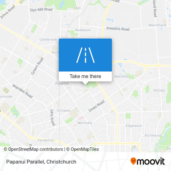 Papanui Parallel map