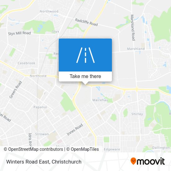 Winters Road East map