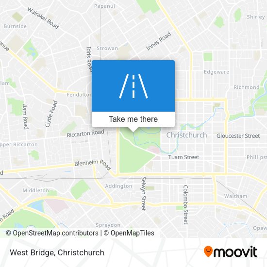 West Bridge map