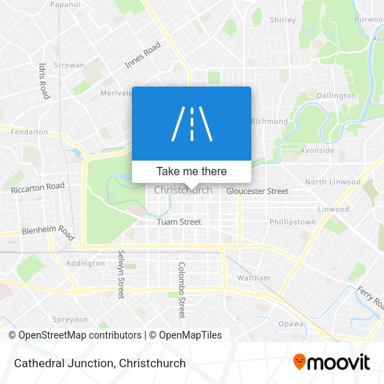 Cathedral Junction map