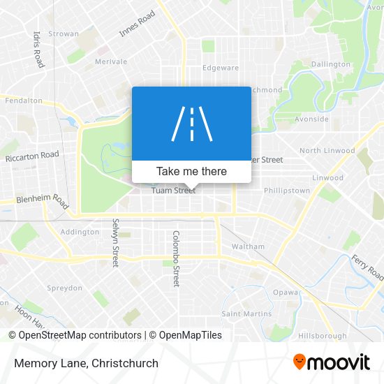 Memory Lane map