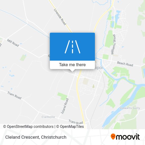 Cleland Crescent map