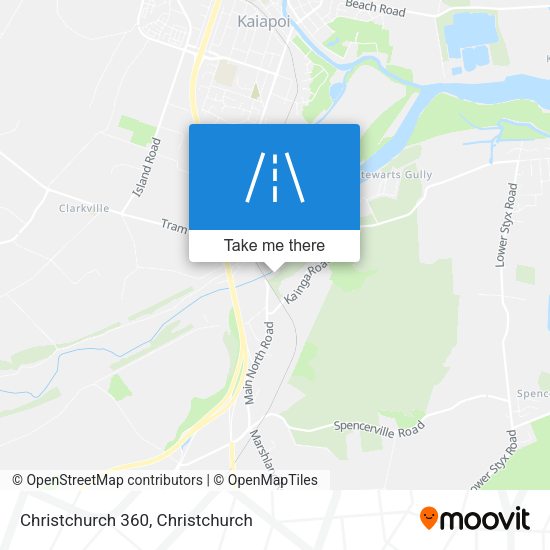 Christchurch 360 map