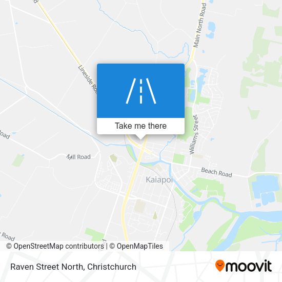 Raven Street North map