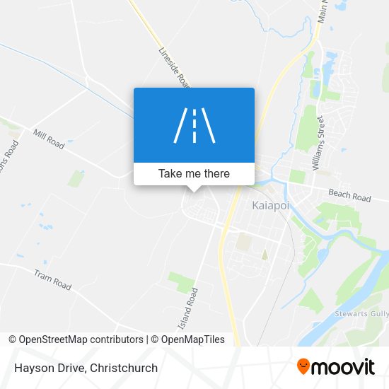Hayson Drive map