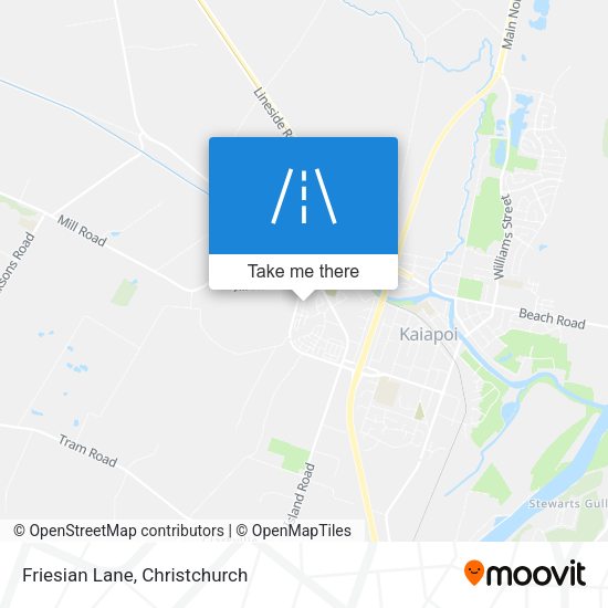 Friesian Lane map