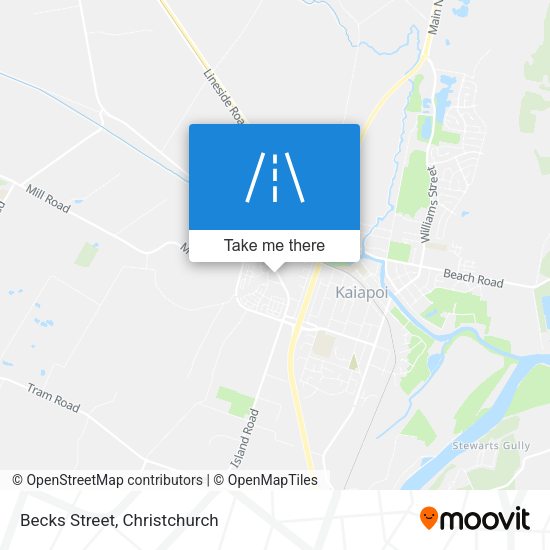 Becks Street map