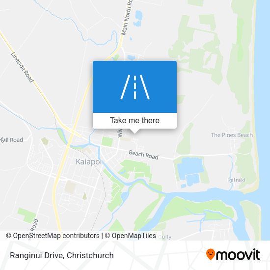 Ranginui Drive map