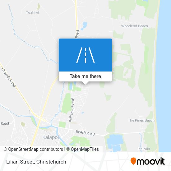 Lilian Street map