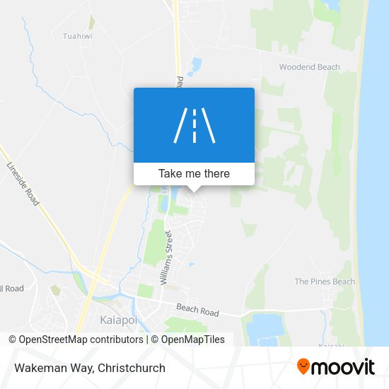 Wakeman Way map