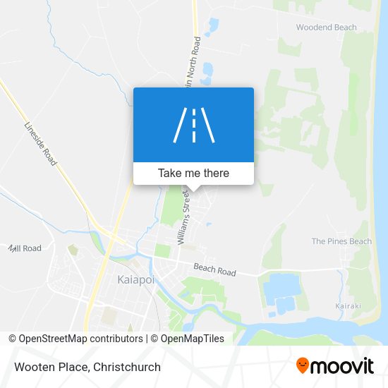Wooten Place map