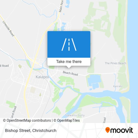 Bishop Street map