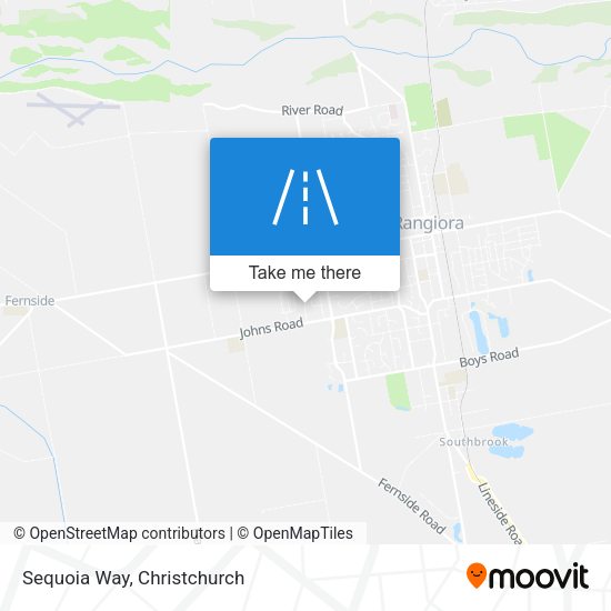 Sequoia Way map