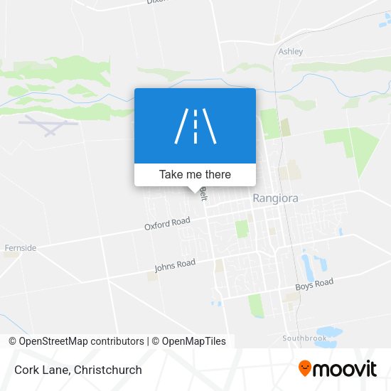 Cork Lane map