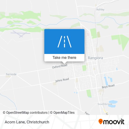 Acorn Lane map