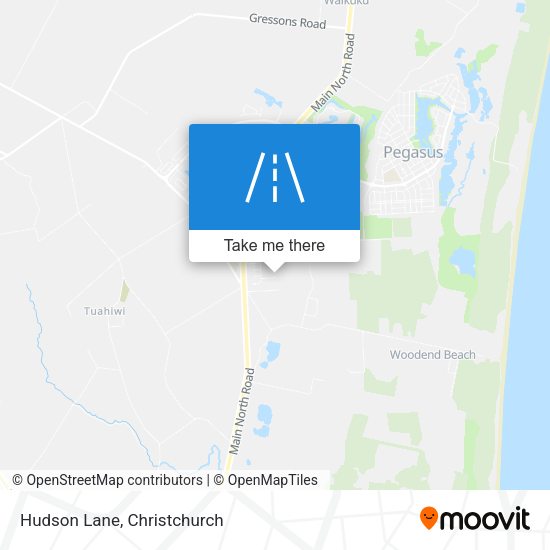 Hudson Lane map