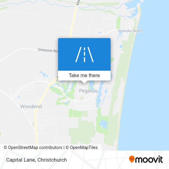 Capital Lane map
