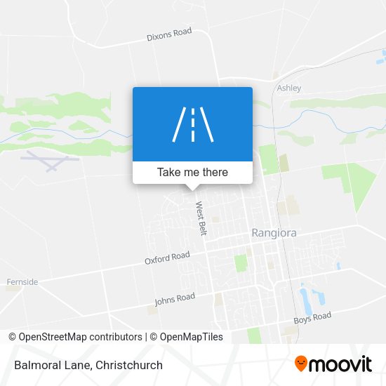 Balmoral Lane map