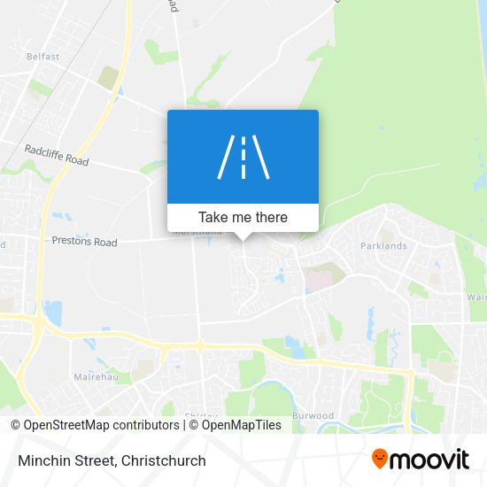 Minchin Street map