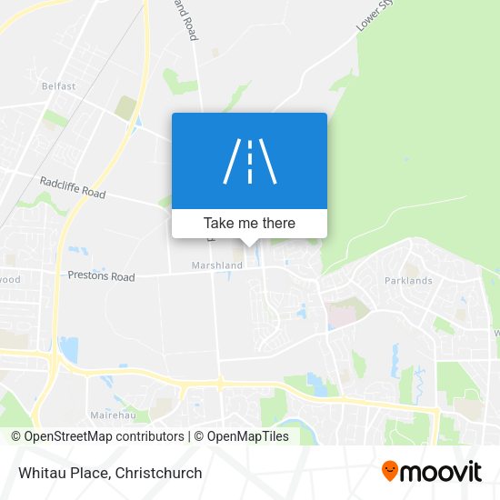 Whitau Place map