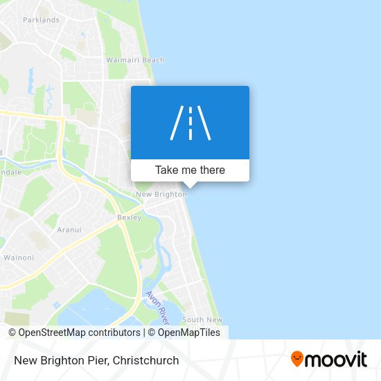 New Brighton Pier map