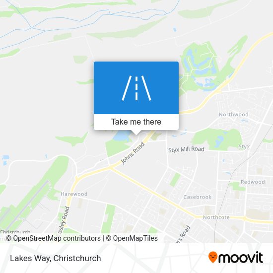 Lakes Way map