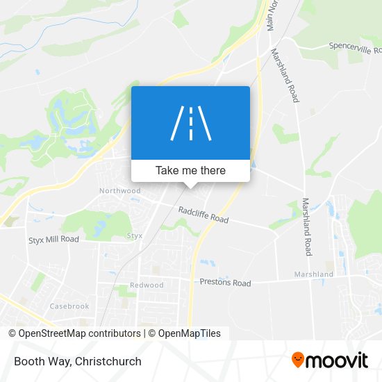 Booth Way map