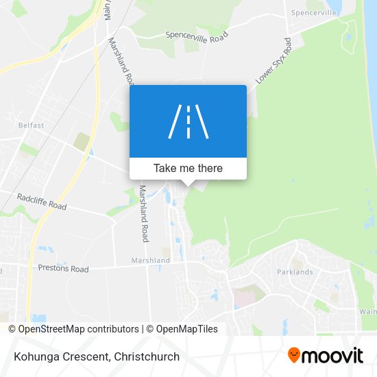 Kohunga Crescent map