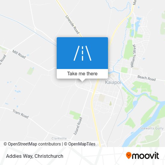 Addies Way map