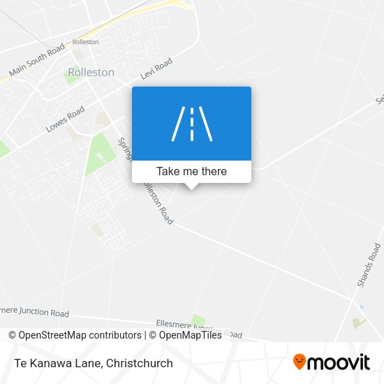 Te Kanawa Lane map