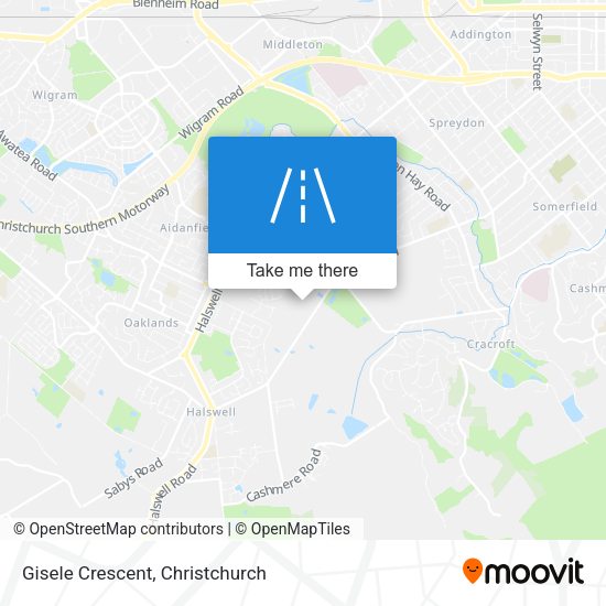 Gisele Crescent map