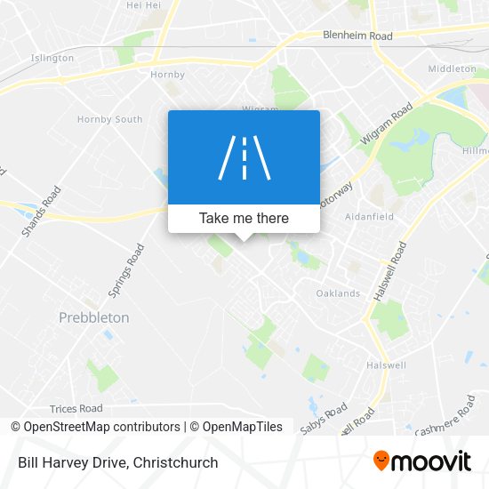 Bill Harvey Drive map